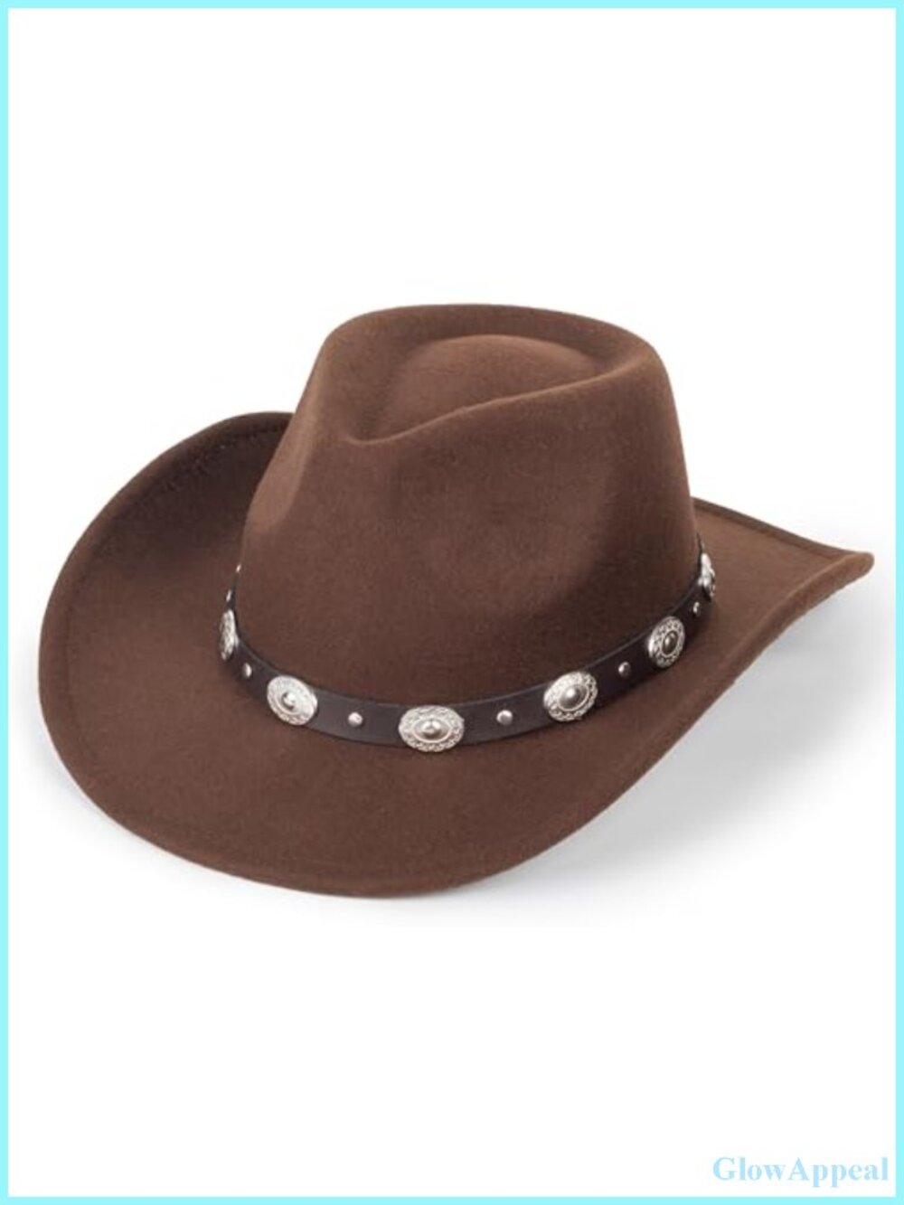 INOGIH Women Men Western Cowboy Cowgirl Hat Outdoor Wide Brim Fedora Hat